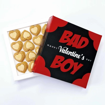 Dupla Sziv formájú cukor Bad Boy